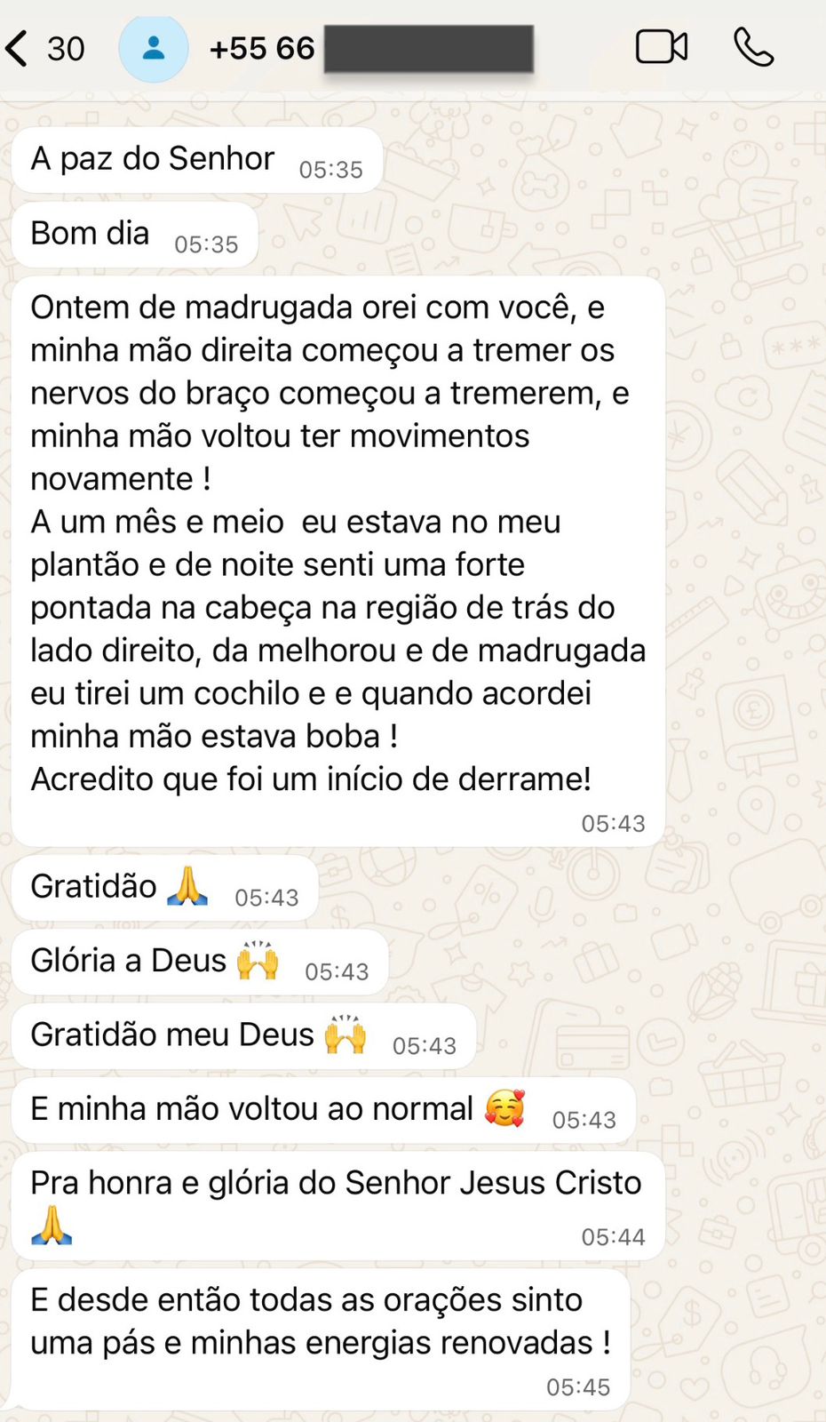 Mensagem do Brasil