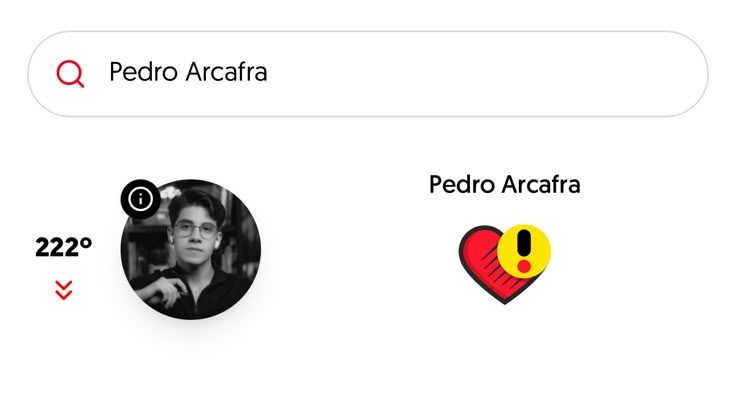 Passo 5: coração vermelho, voto confirmado